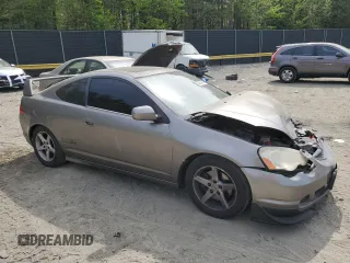 2002 Acura RSX Type S with VIN JH4DC53062C027480, listed as a Copart auction lot 54434945 with 155,555 mi miles and Salvage Title. Bid and sale history available at DreamBid. Image 4.