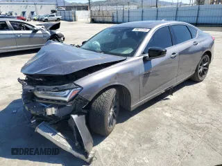 2021 Acura TLX z VIN 19UUB5F37MA015526, wystawiony jako Copart lot #49672315 z przebiegiem 45 923 mil mil oraz Szkoda całkowita • Salvage title. Historia ofert i sprzedaży dostępna na DreamBid. Obrazek 1.