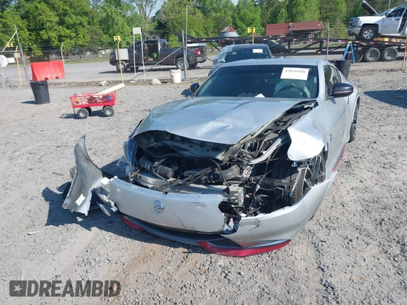 2017 Nissan 370Z with VIN JN1AZ4EH4HM953821, listed as a IAAI auction lot 42036188 with 1 mi miles. Bid and sale history available at carsss.com. Image 16.
