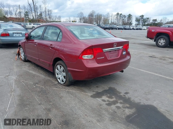 2009 Honda Civic LX z VIN 1HGFA16529L000403, wystawiony jako IAAI lot #41817223 z przebiegiem 85 775 mil mil oraz . Historia ofert i sprzedaży dostępna na DreamBid. Obrazek 3.
