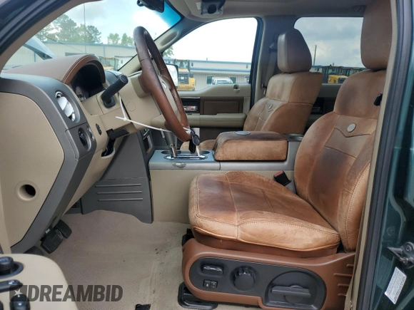 2008 Ford F-150 XLT with VIN 1FTPW12V38KB31466, listed as a Copart auction lot 54138665 with 133,029 mi miles and Salvage title. Bid and sale history available at DreamBid. Image 7.