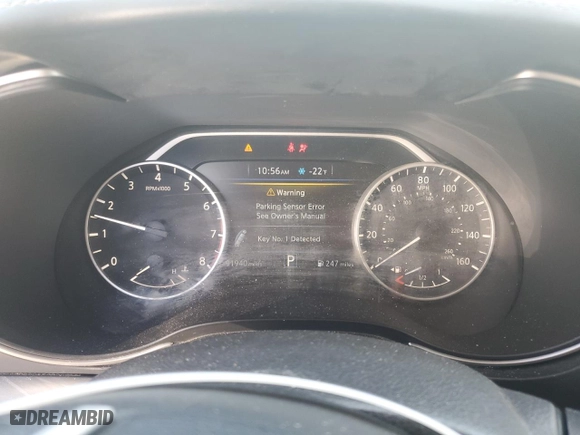 2017 Nissan Maxima SV with VIN 1N4AA6AP5HC443129, listed as a Copart auction lot 87247314 with 91,940 mi miles and Salvage Title. Bid and sale history available at carsss.com. Image 9.