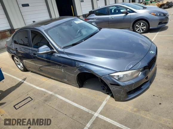 2014 BMW 3 Series 320i xDrive with VIN WBA3C3C50EF986791, listed as a Copart auction lot 62003805 with 109,556 mi miles and Salvage title. Bid and sale history available at DreamBid. Image 4.