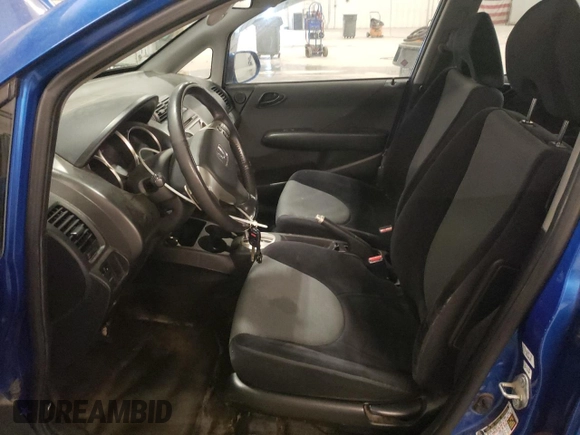 2007 Honda Fit Sport with VIN JHMGD38607S050939, listed as a Copart auction lot 53923425 with 184,416 mi miles and Clean Title. Bid and sale history available at carsss.com. Image 7.