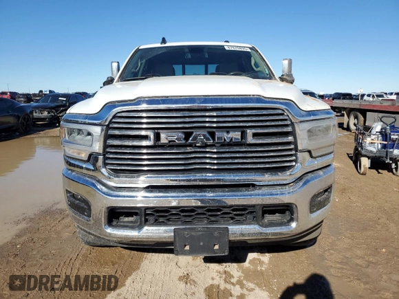 2022 Ram 2500 Laramie with VIN 3C6UR5FLXNG337467, listed as a Copart auction lot 87870895 with 87,838 mi miles and Salvage Title. Bid and sale history available at carsss.com. Image 5.