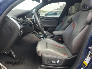 2020 BMW X3 M Competition с VIN 5YMTS0C06LLT11123, выставлен на аукционе Copart как лот 52618735 с пробегом 58 783 миль миль и Списание • Salvage title. История ставок и продаж доступна на DreamBid. Изображение 7.