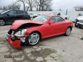 2003 Lexus SC with VIN JTHFN48Y130043858, listed as a Copart auction lot 47760605 with 139,806 mi miles and Salvage Title. Bid and sale history available at carsss.com. Image 1.