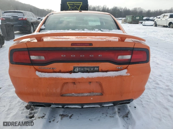 2014 Dodge Charger RT 100th Anniversary with VIN 2C3CDXCT4EH163838, listed as a Copart auction lot 87383134 with 197,003 mi miles and Salvage Title. Bid and sale history available at carsss.com. Image 6.