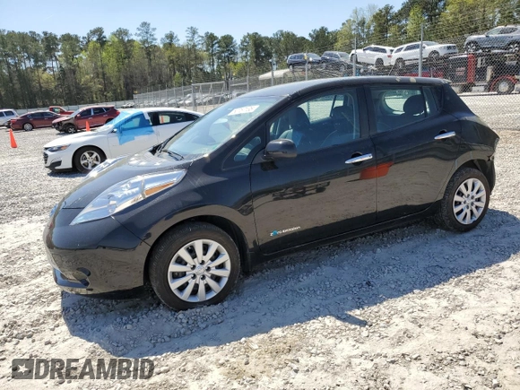 2015 Nissan LEAF SV with VIN 1N4AZ0CP5FC314467, listed as a Copart auction lot 50757135 with 31,995 mi miles and Salvage Title. Bid and sale history available at carsss.com. Image 1.