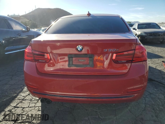 2018 BMW 3 Series 330i with VIN WBA8B9C59JEE83257, listed as a Copart auction lot 84480014 with 47,365 mi miles and Salvage title. Bid and sale history available at DreamBid. Image 6.