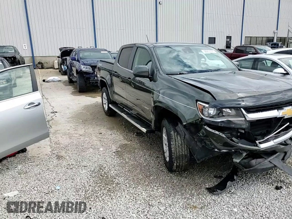 2018 Chevrolet Colorado 4WD LT with VIN 1GCGTCENXJ1117124, listed as a Copart auction lot 55953395 with 88,759 mi miles and Salvage title. Bid and sale history available at DreamBid. Image 13.