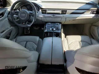 2015 Audi S8 with VIN WAUK2AFD3FN015524, listed as a Copart auction lot 58506754 with 69,866 mi miles and Salvage Title. Bid and sale history available at carsss.com. Image 8.