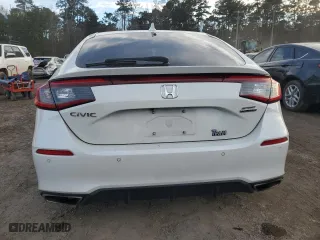 2023 Honda Civic Hatchback Sport Touring with VIN 19XFL1H85PE014981, listed as a Copart auction lot 88928965 with 27,590 mi miles and Salvage Title. Bid and sale history available at carsss.com. Image 6.