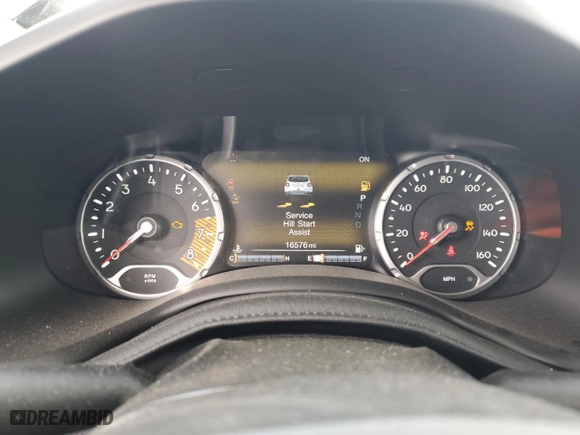 2021 Jeep Renegade Latitude with VIN ZACNJDB16MPN32544, listed as a Copart auction lot 48379275 with 16,576 mi miles and Salvage Title. Bid and sale history available at carsss.com. Image 9.