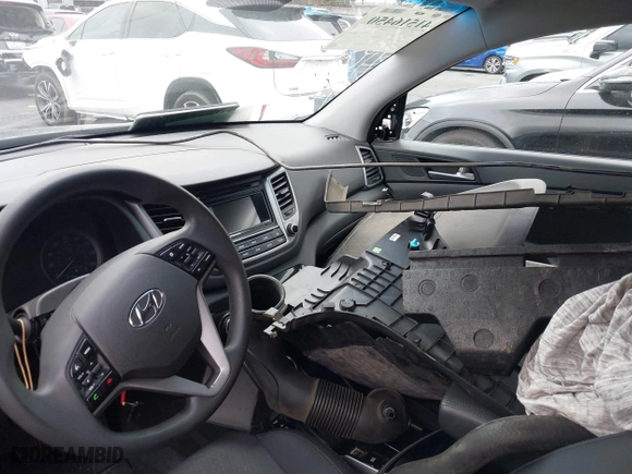 2017 Hyundai Tucson SE Plus with VIN KM8J33A47HU587053, listed as a IAAI auction lot 41516450 with 1 mi miles. Bid and sale history available at carsss.com. Image 5.