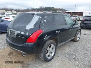 2005 Nissan Murano SL with VIN JN8AZ08W65W421149, listed as a IAAI auction lot 41858615 with 146,308 mi miles and . Bid and sale history available at DreamBid. Image 4.
