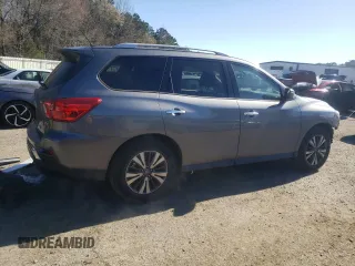 2018 Nissan Pathfinder S with VIN 5N1DR2MN0JC603115, listed as a Copart auction lot 46102035 with 114,220 mi miles and Salvage Title. Bid and sale history available at carsss.com. Image 3.