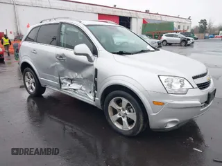 2014 Chevrolet Captiva Sport LT z VIN 3GNAL3EKXES585152, wystawiony jako IAAI lot #41714838 z przebiegiem 92 001 mil mil oraz . Historia ofert i sprzedaży dostępna na DreamBid. Obrazek 1.