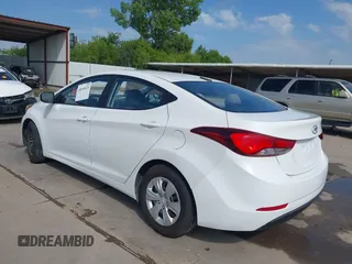 2016 Hyundai Elantra SE with VIN 5NPDH4AEXGH726523, listed as a IAAI auction lot 42648121 with 109,382 mi miles and . Bid and sale history available at DreamBid. Image 3.
