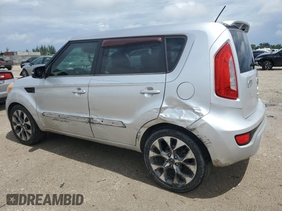 2013 Kia Soul + with VIN KNDJT2A64D7537509, listed as a Copart auction lot 52128315 with 113,890 mi miles and Salvage Title. Bid and sale history available at carsss.com. Image 2.