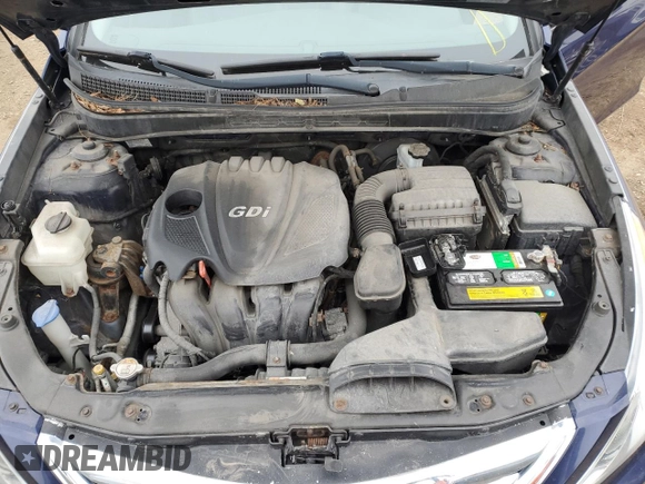 2013 Hyundai Sonata Limited with VIN 5NPEC4AC3DH595447, listed as a Copart auction lot 84197774 with 189,658 mi miles and Clean Title. Bid and sale history available at DreamBid. Image 11.
