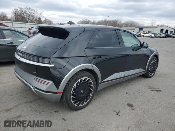 2022 Hyundai Ioniq 5 Limited with VIN KM8KRDAF7NU114002, listed as a Copart auction lot 45955225 with 20,257 mi miles and Salvage title. Bid and sale history available at DreamBid. Image 3.