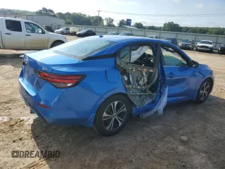 2020 Nissan Sentra SV with VIN 3N1AB8CV4LY223031, listed as a Copart auction lot 61343315 with 120,547 mi miles and Salvage title. Bid and sale history available at DreamBid. Image 3.