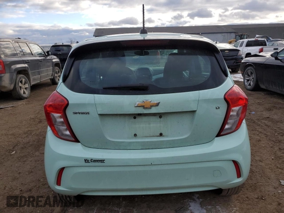 2017 Chevrolet Spark LT with VIN KL8CD6SA6HC783855, listed as a Copart auction lot 82879864 with 197,131 mi miles and Salvage Title. Bid and sale history available at DreamBid. Image 6.