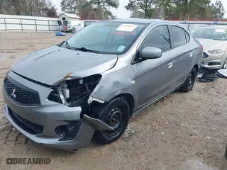 2020 Mitsubishi Mirage G4 ES with VIN ML32F3FJ9LHF08407, listed as a IAAI auction lot 41380079 with 57,292 mi miles. Bid and sale history available at carsss.com. Image 2.