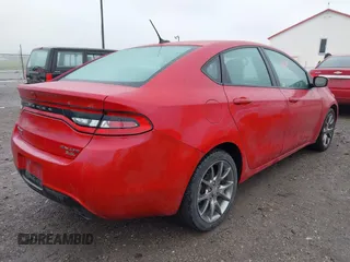2014 Dodge Dart SXT with VIN 1C3CDFBB2ED909607, listed as a IAAI auction lot 41919739 with 185,762 mi miles. Bid and sale history available at carsss.com. Image 4.
