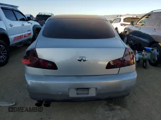 2004 Infiniti G35 Sedan w/Leather with VIN JNKCV51E24M611120, listed as a Copart auction lot 87978525 with 238,053 mi miles and Salvage Title. Bid and sale history available at carsss.com. Image 6.