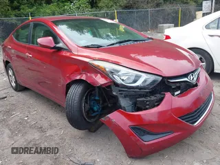 2015 Hyundai Elantra SE z VIN 5NPDH4AE8FH605410, wystawiony jako IAAI lot #42483352 z przebiegiem 168 859 mil mil oraz . Historia ofert i sprzedaży dostępna na DreamBid. Obrazek 1.