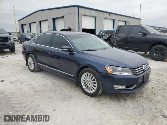 2015 Volkswagen Passat SEL Premium with VIN 1VWCV7A34FC051649, listed as a Copart auction lot 57794895 with 159,824 mi miles and Salvage title. Bid and sale history available at DreamBid. Image 4.