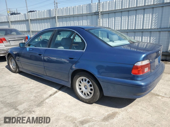 2001 BMW 5 Series 525iA with VIN WBADT43431GF55113, listed as a Copart auction lot 52615965 with 151,416 mi miles and Salvage Title. Bid and sale history available at carsss.com. Image 2.