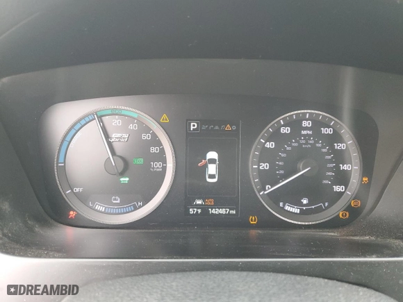 2016 Hyundai Sonata Plug-In Hybrid Limited with VIN KMHE54L22GA031049, listed as a Copart auction lot 45062535 with NaN miles and Salvage Title. Bid and sale history available at carsss.com. Image 9.