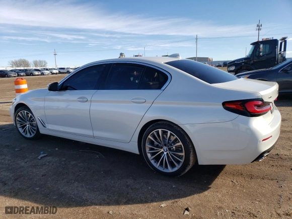 2023 BMW 5 Series 530i xDrive with VIN WBA13BJ02PWY15441, listed as a Copart auction lot 80659624 with 0 mi miles and Salvage Title. Bid and sale history available at carsss.com. Image 2.