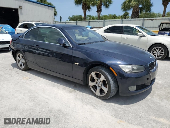 2008 BMW 3 Series 328i with VIN WBAWL13578PX20023, listed as a Copart auction lot 52322035 with 134,758 mi miles and Salvage title. Bid and sale history available at DreamBid. Image 4.