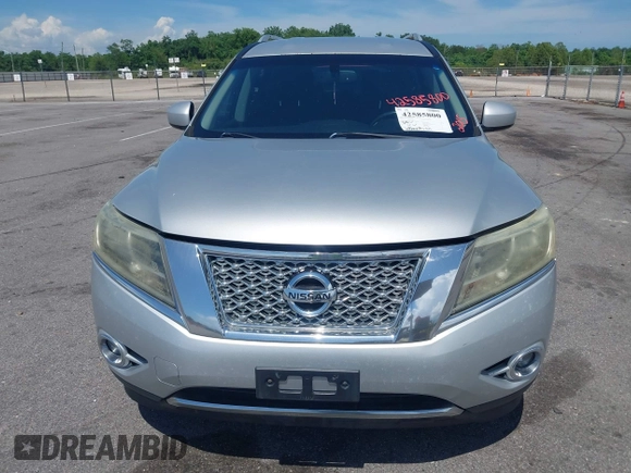 2015 Nissan Pathfinder SV with VIN 5N1AR2MN4FC698515, listed as a IAAI auction lot 42585800 with 202,005 mi miles and . Bid and sale history available at DreamBid. Image 12.