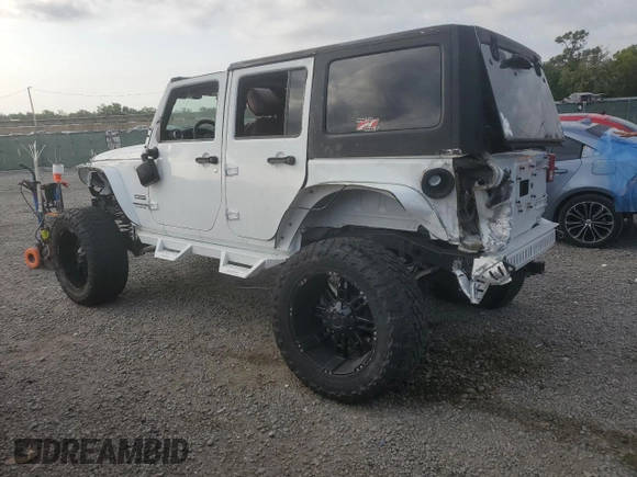 2016 Jeep Wrangler Unlimited Sport with VIN 1C4HJWDG1GL185985, listed as a Copart auction lot 49997255 with 144,549 mi miles and Salvage title. Bid and sale history available at DreamBid. Image 2.