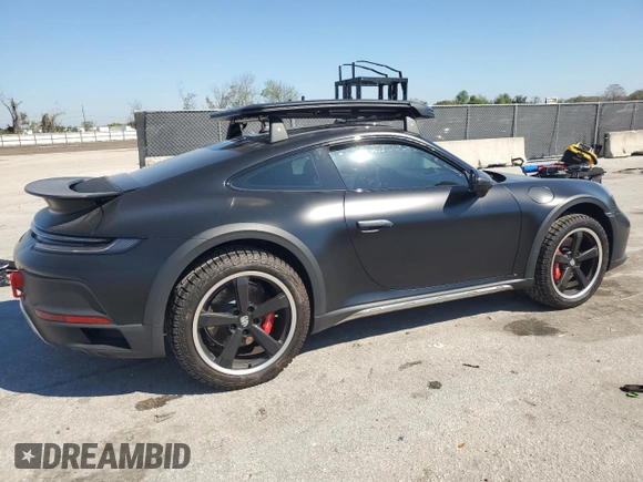 2024 Porsche 911 Carrera S with VIN WP0AB2A92RS225500, listed as a Copart auction lot 46703155 with 761 mi miles and Salvage Title. Bid and sale history available at carsss.com. Image 3.