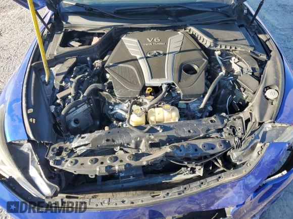 2018 Infiniti Q60 Sport with VIN JN1EV7EL5JM391193, listed as a Copart auction lot 56533725 with 77,368 mi miles and Salvage title. Bid and sale history available at DreamBid. Image 11.