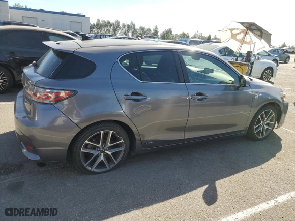 2017 Lexus CT with VIN JTHKD5BH0H2286184, listed as a Copart auction lot 77141604 with 109,427 mi miles and Salvage Title. Bid and sale history available at carsss.com. Image 3.