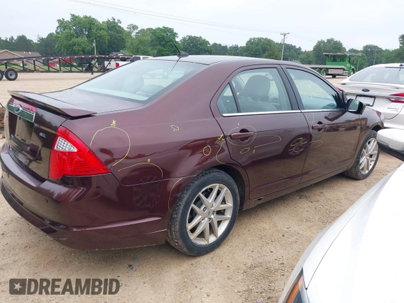 2012 Ford Fusion SEL with VIN 3FAHP0JA1CR144317, listed as a IAAI auction lot 42597920 with 124,277 mi miles and . Bid and sale history available at DreamBid. Image 4.