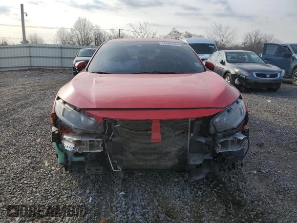 2019 Honda Civic Sport with VIN 2HGFC2F82KH597601, listed as a Copart auction lot 48484185 with 81,778 mi miles and Salvage title. Bid and sale history available at DreamBid. Image 5.