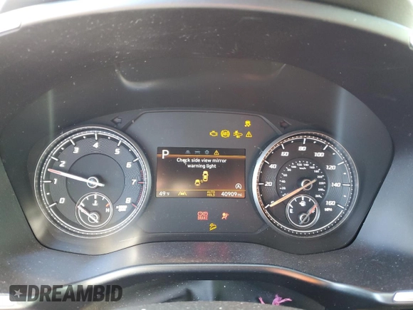 2022 Hyundai Santa Fe SEL with VIN 5NMS2DAJ1NH464469, listed as a Copart auction lot 88728605 with 40,909 mi miles and Salvage Title. Bid and sale history available at carsss.com. Image 9.