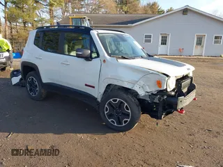 2017 Jeep Renegade Deserthawk z VIN ZACCJBCBXHPG50494, wystawiony jako IAAI lot #41858069 z przebiegiem 98 174 mil mil oraz . Historia ofert i sprzedaży dostępna na DreamBid. Obrazek 1.