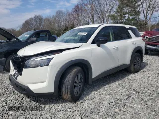 2024 Nissan Pathfinder S with VIN 5N1DR3AC3RC301452, listed as a Copart auction lot 53675295 with 7,008 mi miles and Salvage title. Bid and sale history available at DreamBid. Image 1.