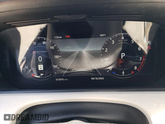 2019 Land Rover Range Rover Velar R-Dynamic SE with VIN SALYL2EX6KA222754, listed as a Copart auction lot 64340633 with 73,870 mi miles. Bid and sale history available at carsss.com. Image 9.