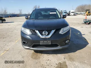 2015 Nissan Rogue SV with VIN KNMAT2MV2FP505065, listed as a Copart auction lot 51227225 with 155,998 mi miles and Salvage Title. Bid and sale history available at carsss.com. Image 5.