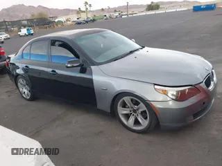 2007 BMW 5 Series 530i with VIN WBANE73527CM57227, listed as a IAAI auction lot 41724097 with 181,689 mi miles. Bid and sale history available at carsss.com. Image 12.